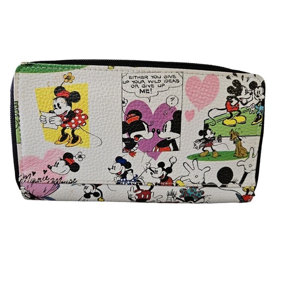 Disney Parks Mickey & Minnie Comic Strip Wallet - Picture 2 of 6